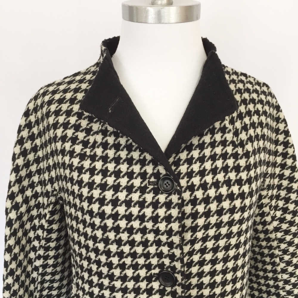Talbots Houndstooth Jacket Size Xs - image 4